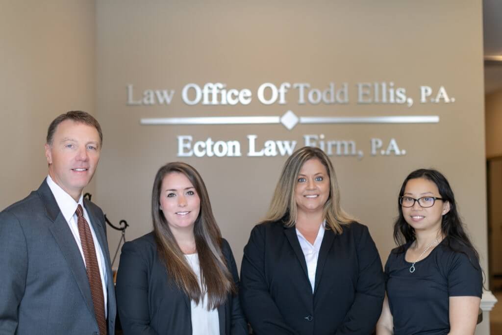 Attorneys and staff at Ecton Law Firm, P.A., providing legal services.